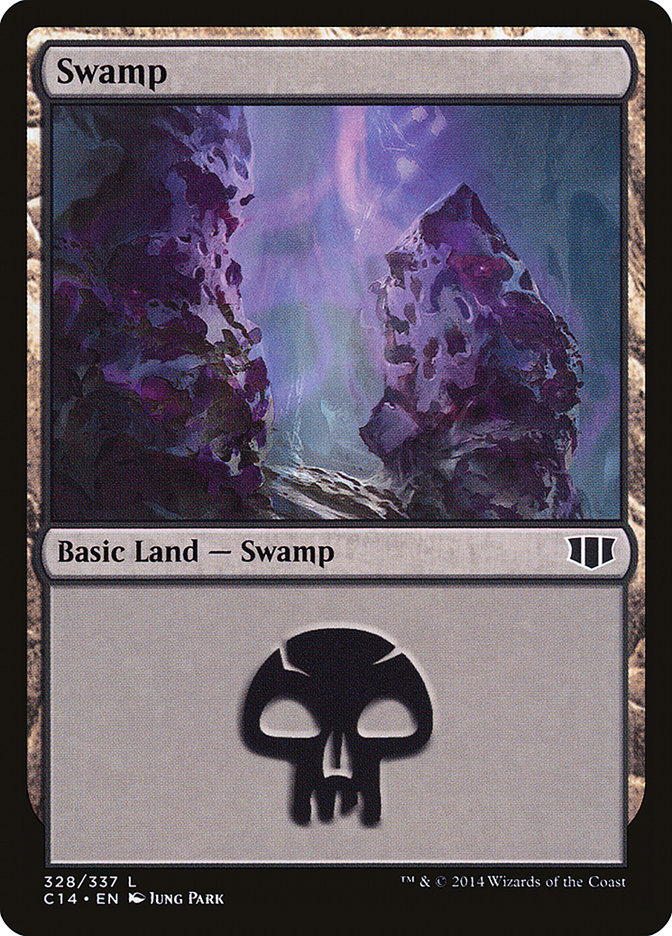 Swamp (328) [Commander 2014] | Card Merchant Takapuna