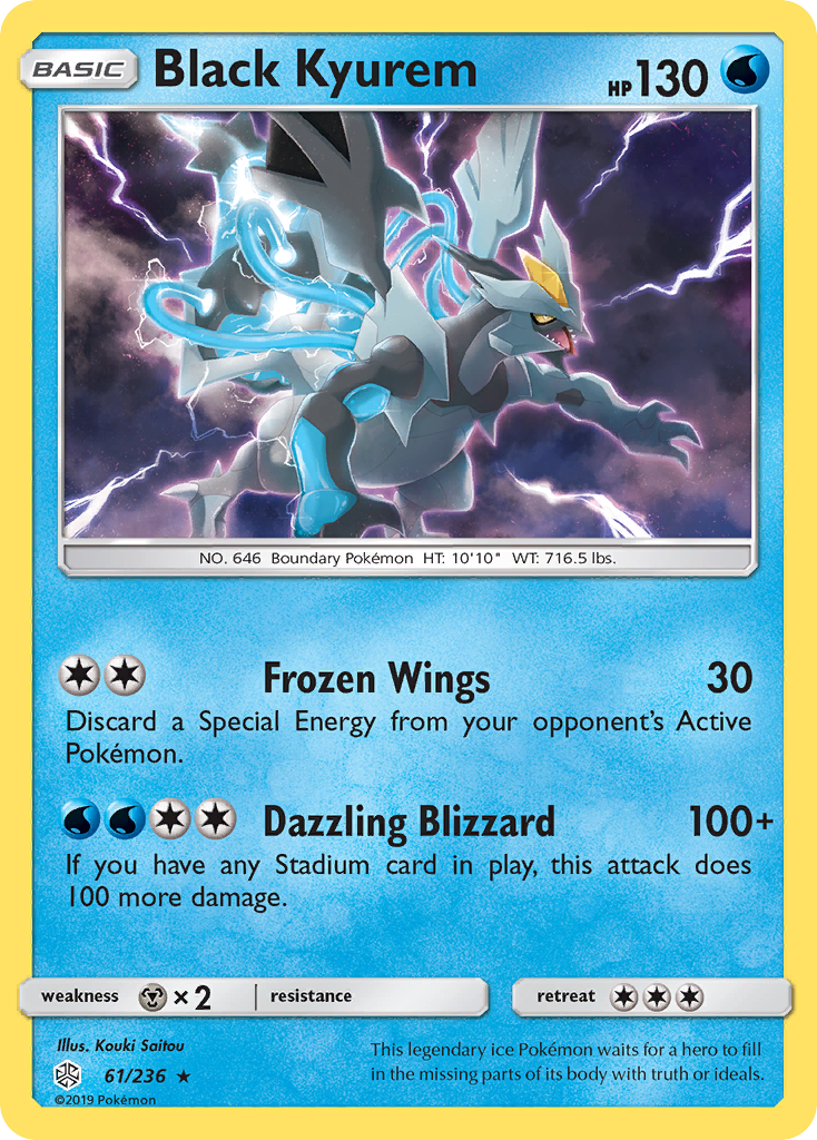 Black Kyurem (61/236) [Sun & Moon: Cosmic Eclipse] | Card Merchant Takapuna