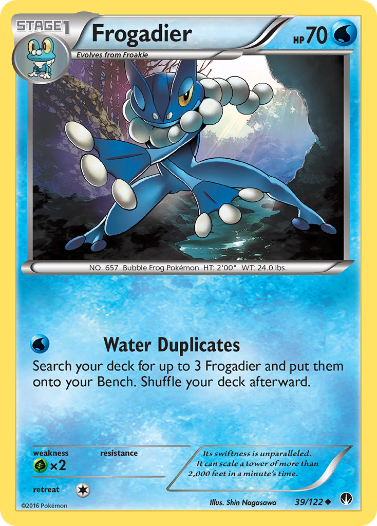 Frogadier (39/122) [XY: BREAKpoint] | Card Merchant Takapuna