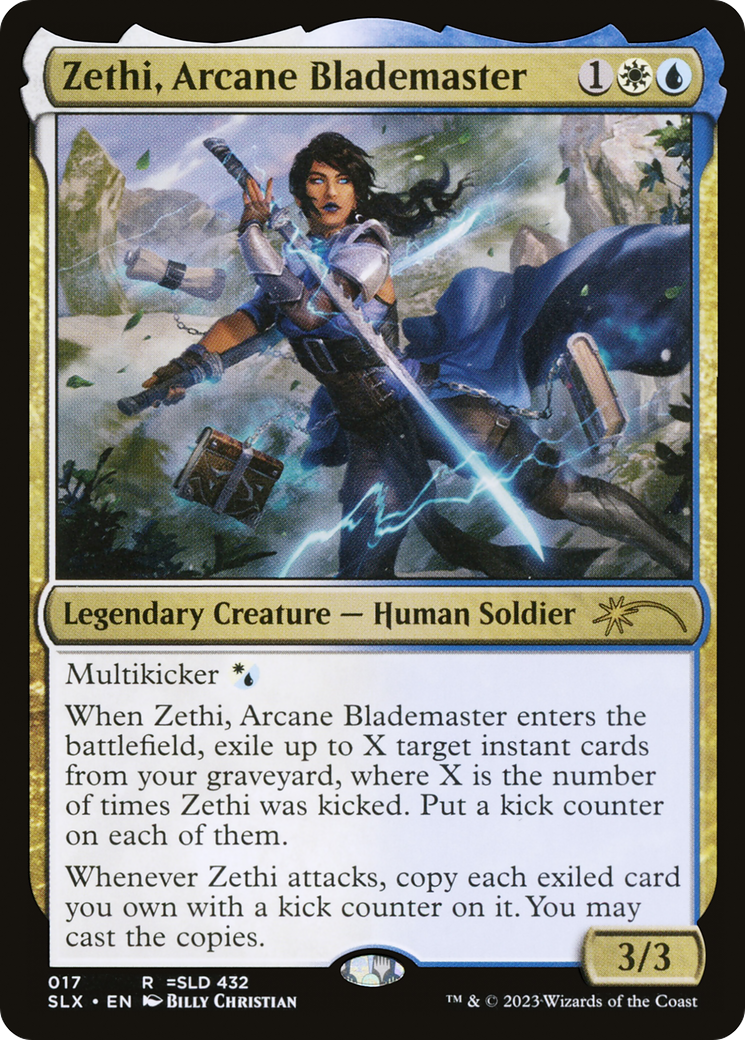 Zethi, Arcane Blademaster [Secret Lair: Universes Within] | Card Merchant Takapuna