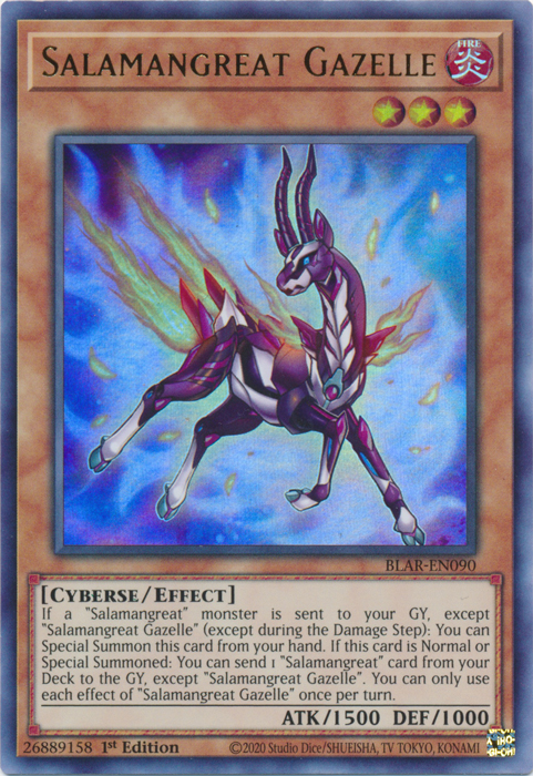 Salamangreat Gazelle [BLAR-EN090] Ultra Rare | Card Merchant Takapuna