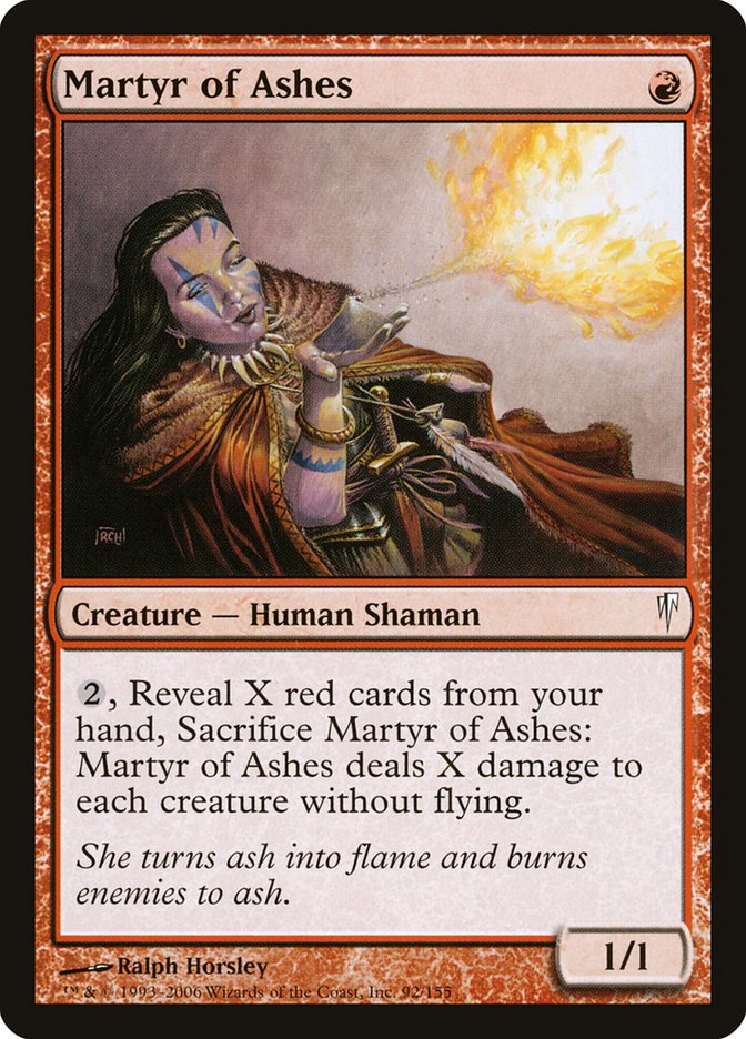 Martyr of Ashes [Coldsnap] | Card Merchant Takapuna