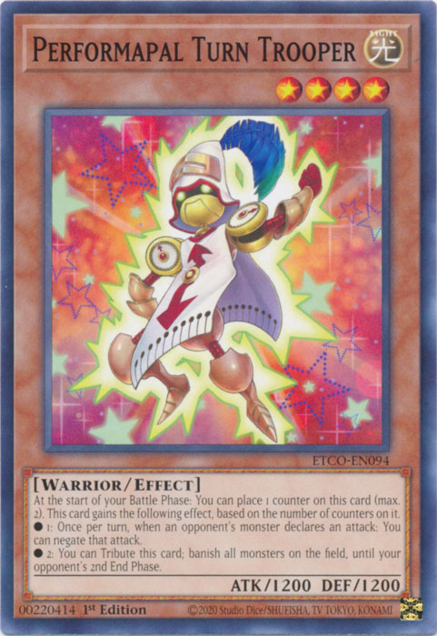 Performapal Turn Trooper [ETCO-EN094] Common | Card Merchant Takapuna