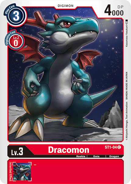 Dracomon [ST1-04] [Starter Deck: Gaia Red] | Card Merchant Takapuna