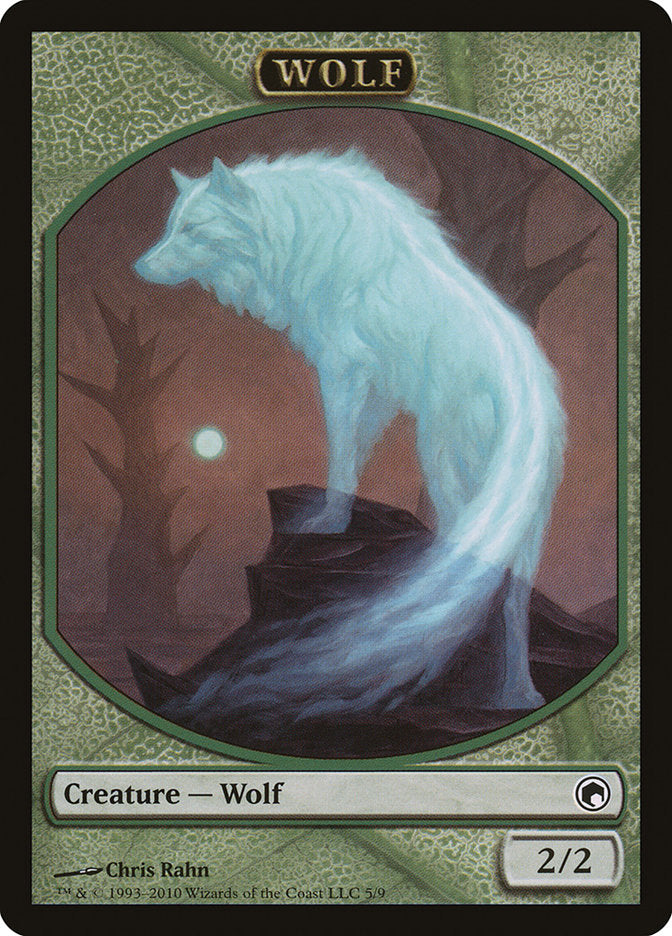 Wolf Token [Scars of Mirrodin Tokens] | Card Merchant Takapuna