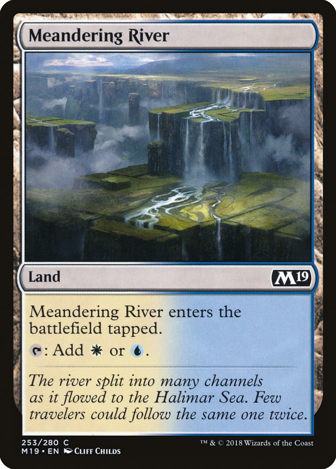 Meandering River [Core Set 2019] | Card Merchant Takapuna