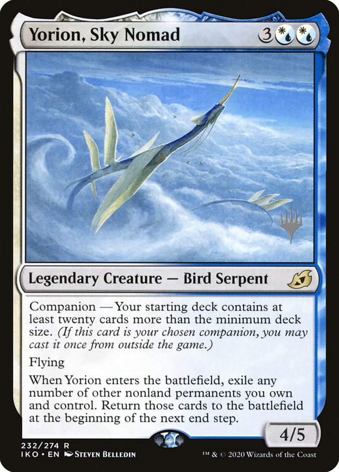 Yorion, Sky Nomad (Promo Pack) [Ikoria: Lair of Behemoths Promos] | Card Merchant Takapuna