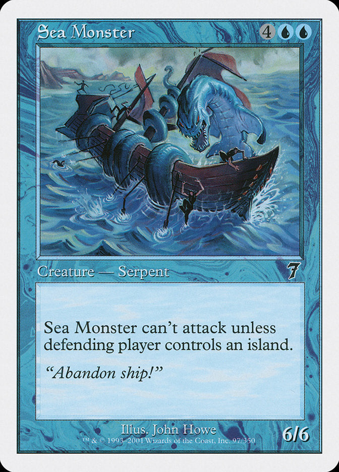 Sea Monster [Seventh Edition] | Card Merchant Takapuna