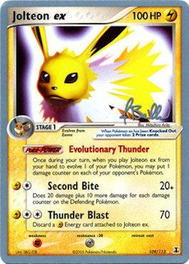 Jolteon ex (109/113) (Eeveelutions - Jimmy Ballard) [World Championships 2006] | Card Merchant Takapuna