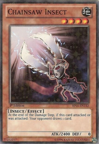 Chainsaw Insect [BP01-EN142] Starfoil Rare | Card Merchant Takapuna