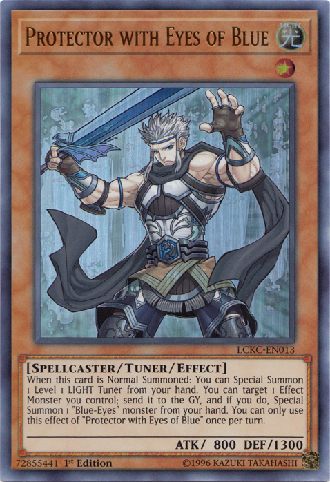 Protector with Eyes of Blue [LCKC-EN013] Ultra Rare | Card Merchant Takapuna