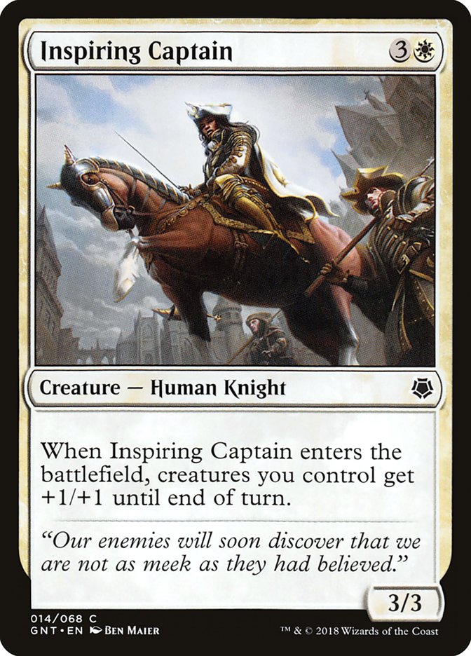 Inspiring Captain [Game Night 2018] | Card Merchant Takapuna