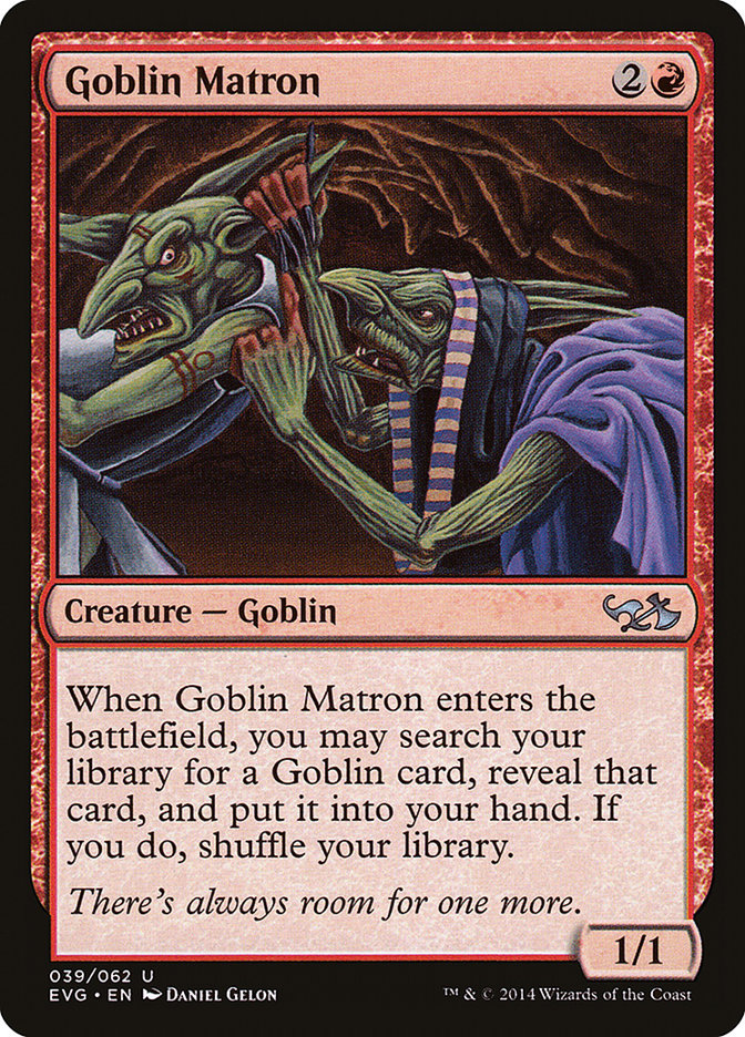 Goblin Matron (Elves vs. Goblins) [Duel Decks Anthology] | Card Merchant Takapuna