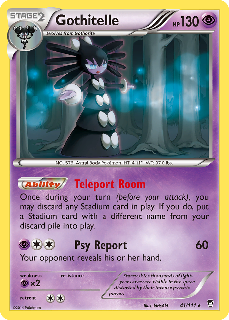 Gothitelle (41/111) [XY: Furious Fists] | Card Merchant Takapuna