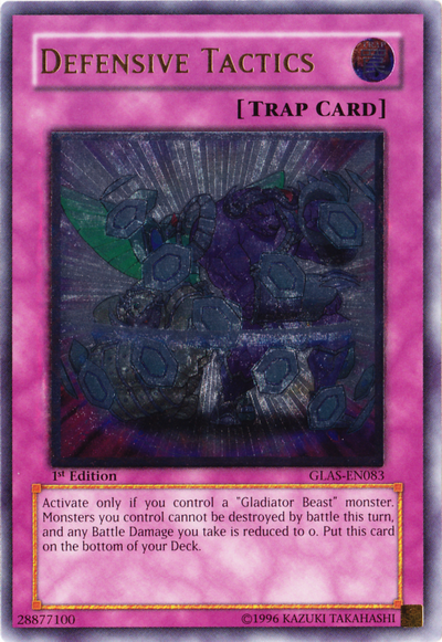 Defensive Tactics [GLAS-EN083] Ultimate Rare | Card Merchant Takapuna