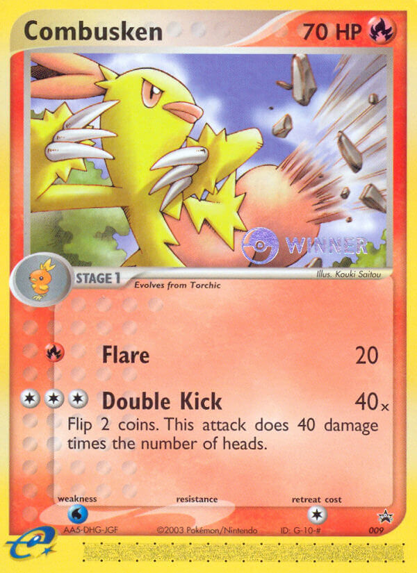 Combusken (009) [Nintendo: Black Star Promos] | Card Merchant Takapuna