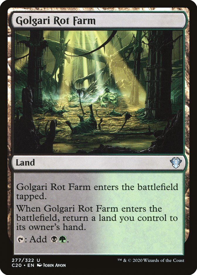 Golgari Rot Farm [Commander 2020] | Card Merchant Takapuna