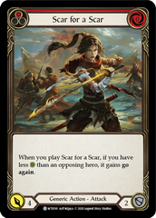 Scar for a Scar (Red) [U-WTR191] (Welcome to Rathe Unlimited)  Unlimited Normal | Card Merchant Takapuna