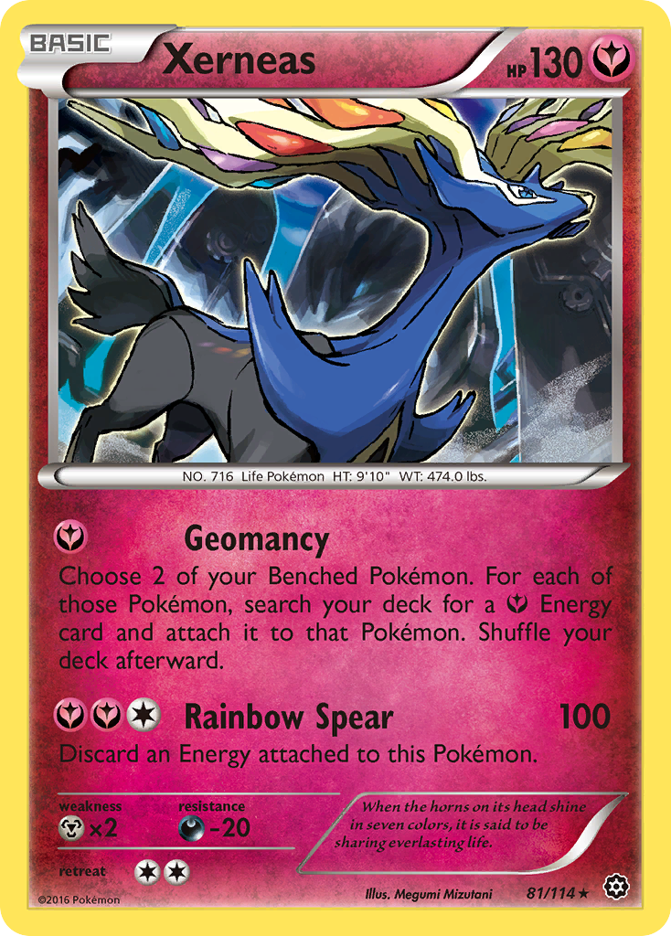 Xerneas (81/114) [XY: Steam Siege] | Card Merchant Takapuna