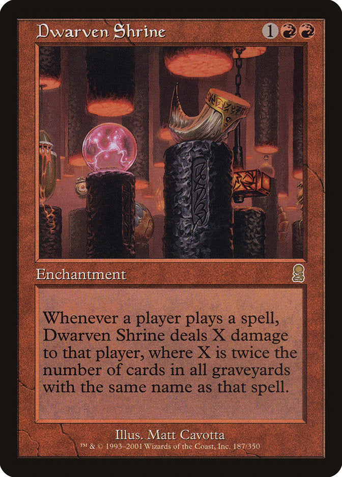 Dwarven Shrine [Odyssey] | Card Merchant Takapuna