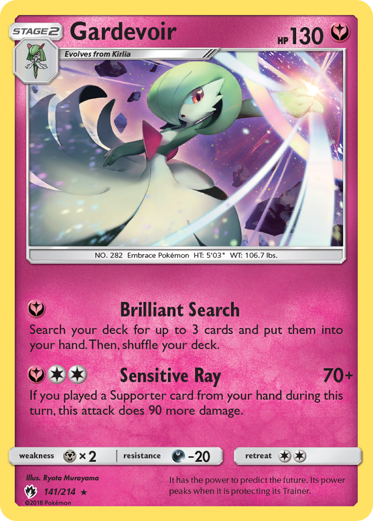 Gardevoir (141/214) [Sun & Moon: Lost Thunder] | Card Merchant Takapuna