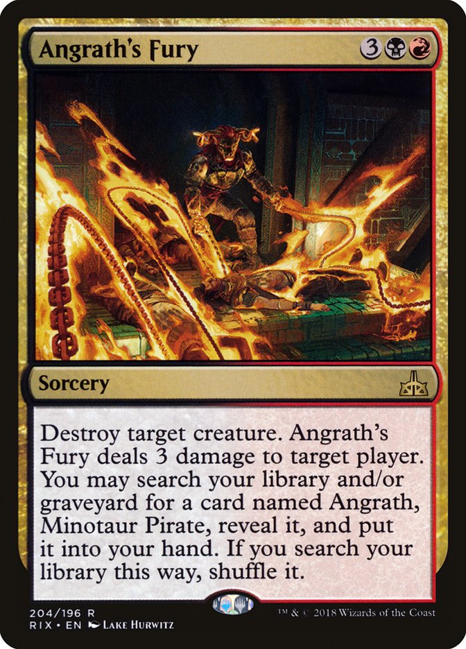 Angrath's Fury [Rivals of Ixalan] | Card Merchant Takapuna