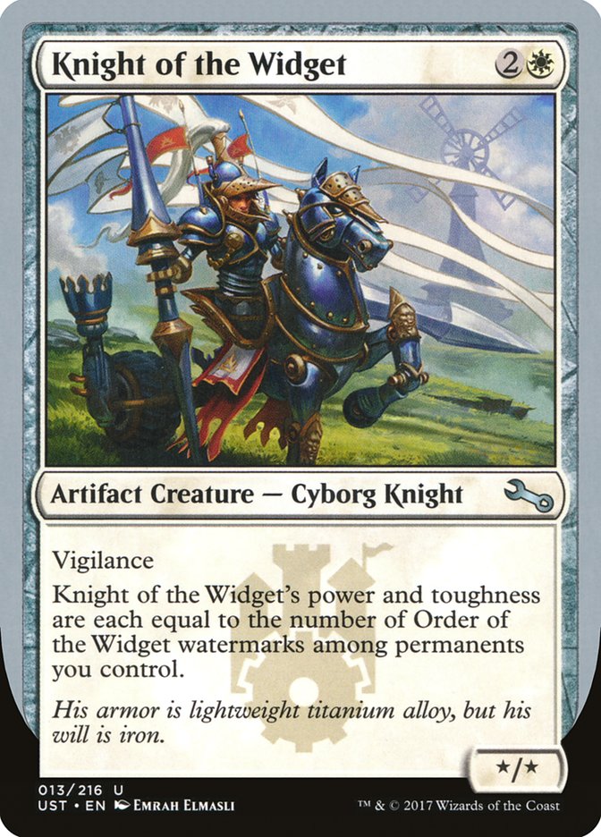 Knight of the Widget [Unstable] | Card Merchant Takapuna