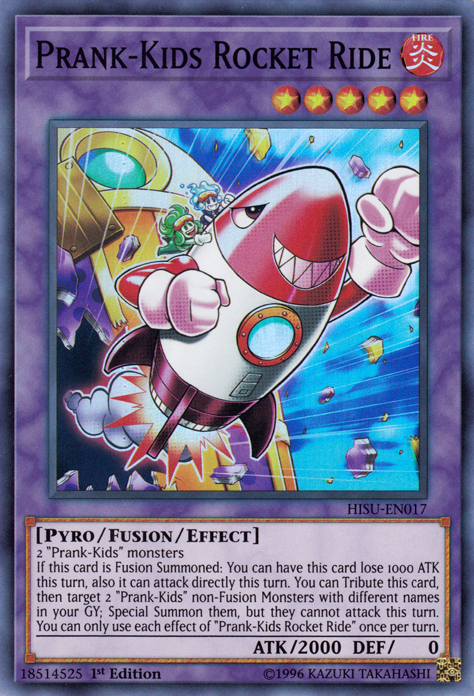 Prank-Kids Rocket Ride [HISU-EN017] Super Rare | Card Merchant Takapuna