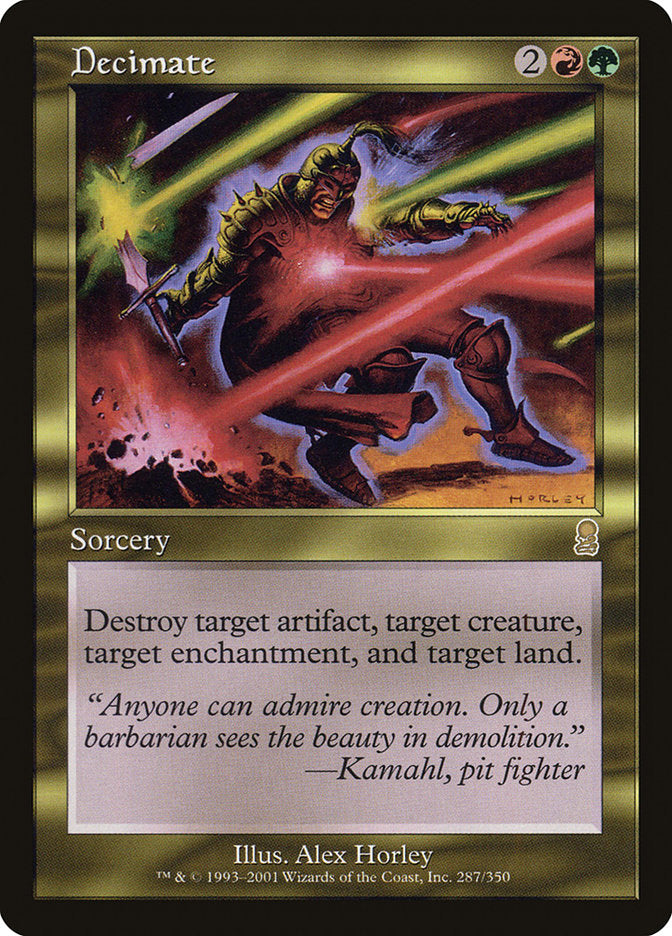 Decimate [Odyssey] | Card Merchant Takapuna