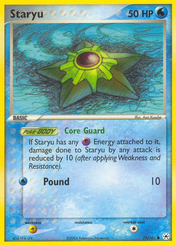 Staryu (75/101) [EX: Hidden Legends] | Card Merchant Takapuna