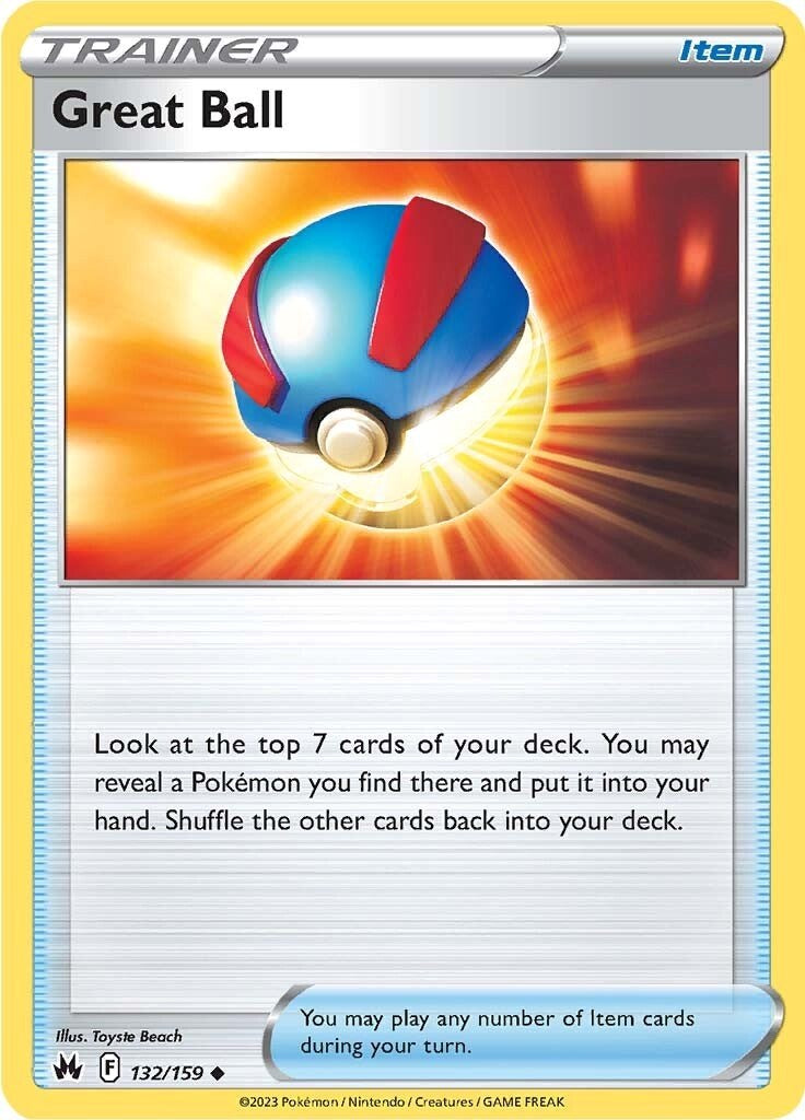 Great Ball (132/159) [Sword & Shield: Crown Zenith] | Card Merchant Takapuna