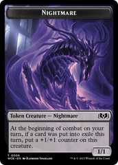 Nightmare // Food (0010) Double-Sided Token [Wilds of Eldraine Tokens] | Card Merchant Takapuna