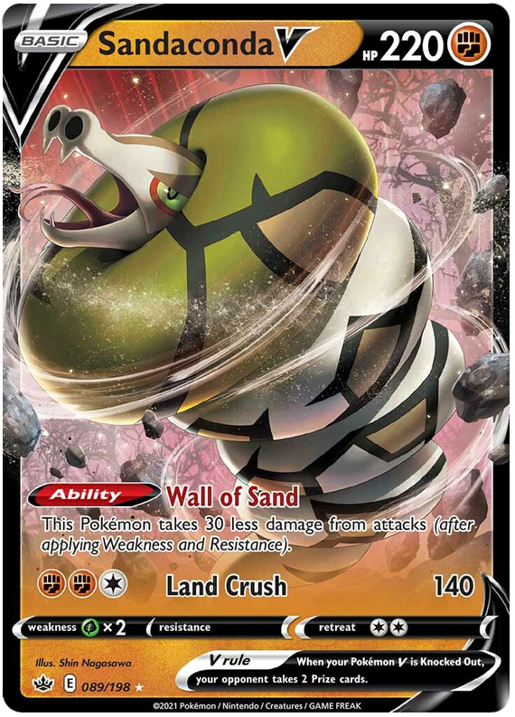 Sandaconda V (089/198) [Sword & Shield: Chilling Reign] | Card Merchant Takapuna