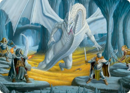 Cave of the Frost Dragon Art Card [Dungeons & Dragons: Adventures in the Forgotten Realms Art Series] | Card Merchant Takapuna