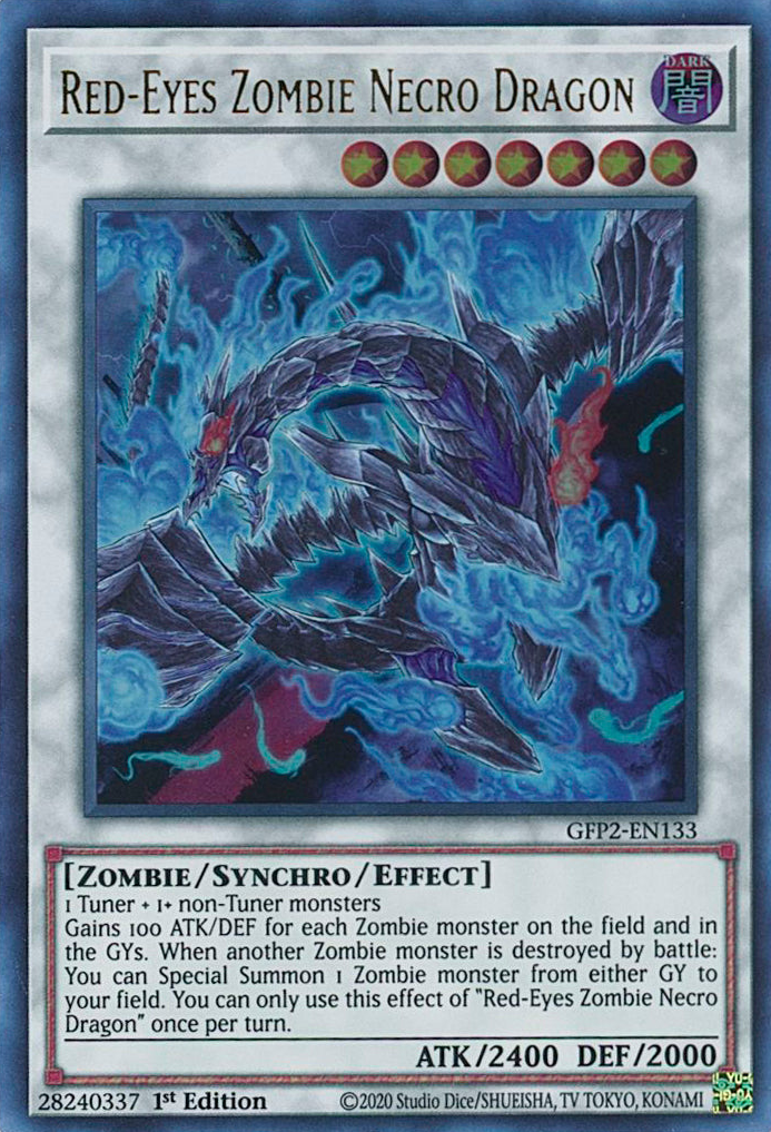 Red-Eyes Zombie Necro Dragon [GFP2-EN133] Ultra Rare | Card Merchant Takapuna