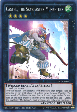 Castel, the Skyblaster Musketeer [CT12-EN006] Super Rare | Card Merchant Takapuna