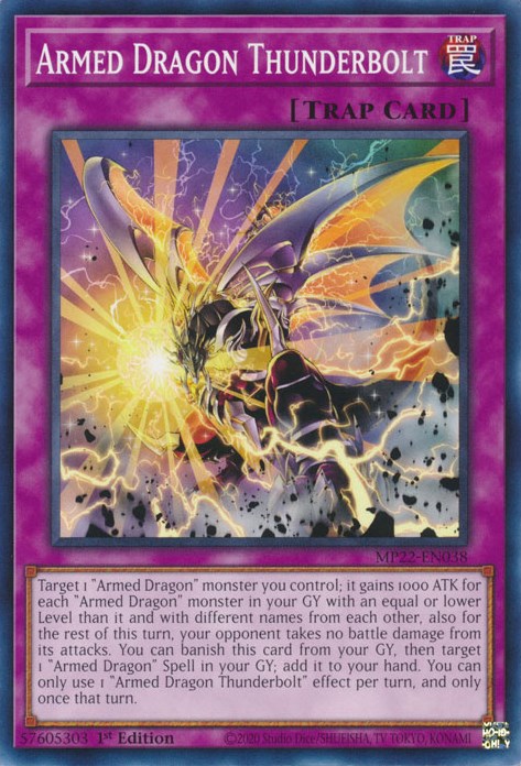 Armed Dragon Thunderbolt [MP22-EN038] Common | Card Merchant Takapuna