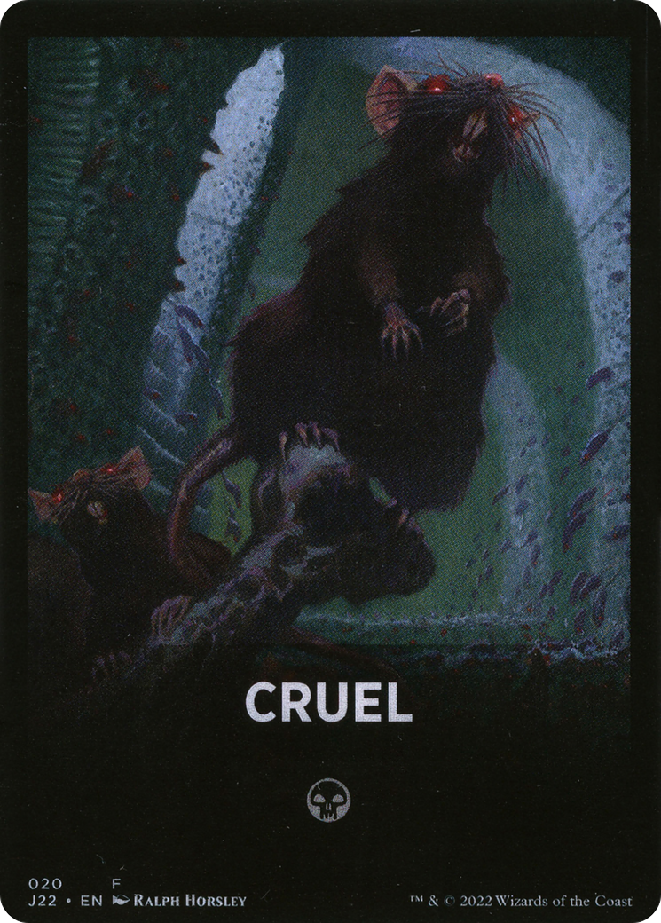 Cruel Theme Card [Jumpstart 2022 Front Cards] | Card Merchant Takapuna