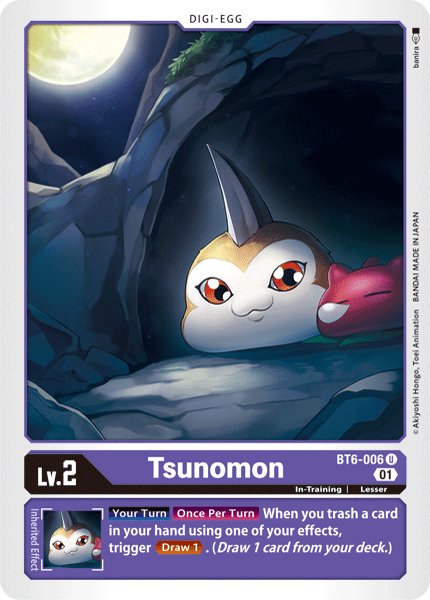 Tsunomon [BT6-006] [Double Diamond] | Card Merchant Takapuna