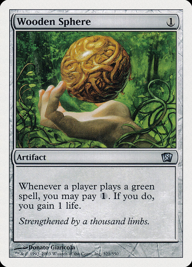 Wooden Sphere [Eighth Edition] | Card Merchant Takapuna