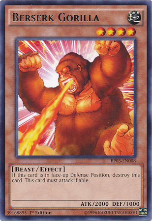 Berserk Gorilla [BP03-EN008] Rare | Card Merchant Takapuna