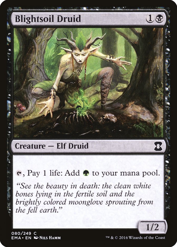 Blightsoil Druid [Eternal Masters] | Card Merchant Takapuna