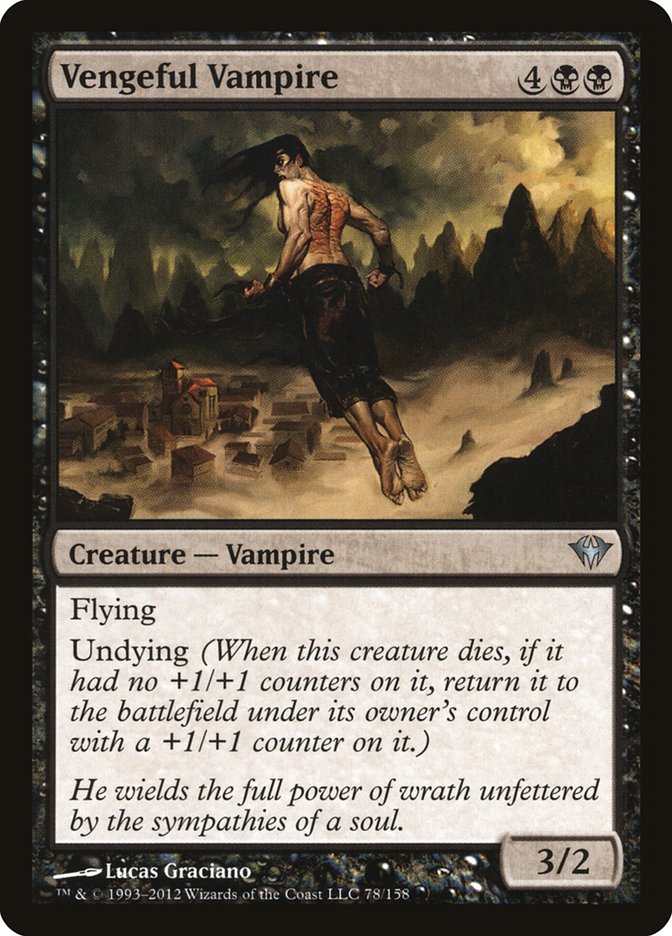 Vengeful Vampire [Dark Ascension] | Card Merchant Takapuna