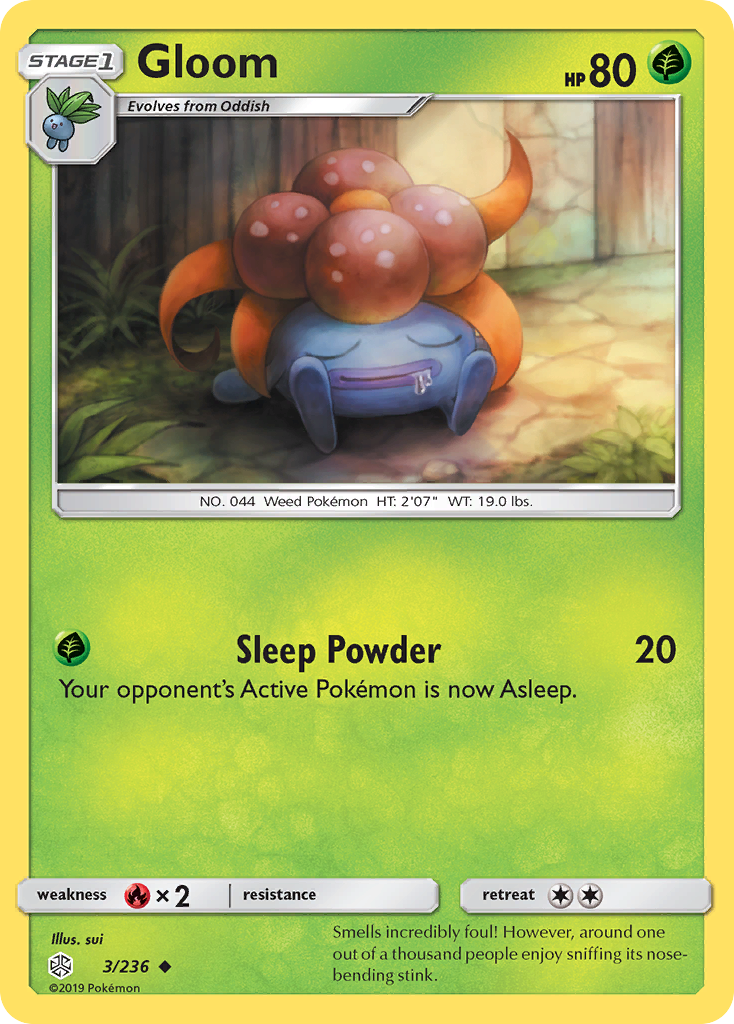 Gloom (3/236) [Sun & Moon: Cosmic Eclipse] | Card Merchant Takapuna