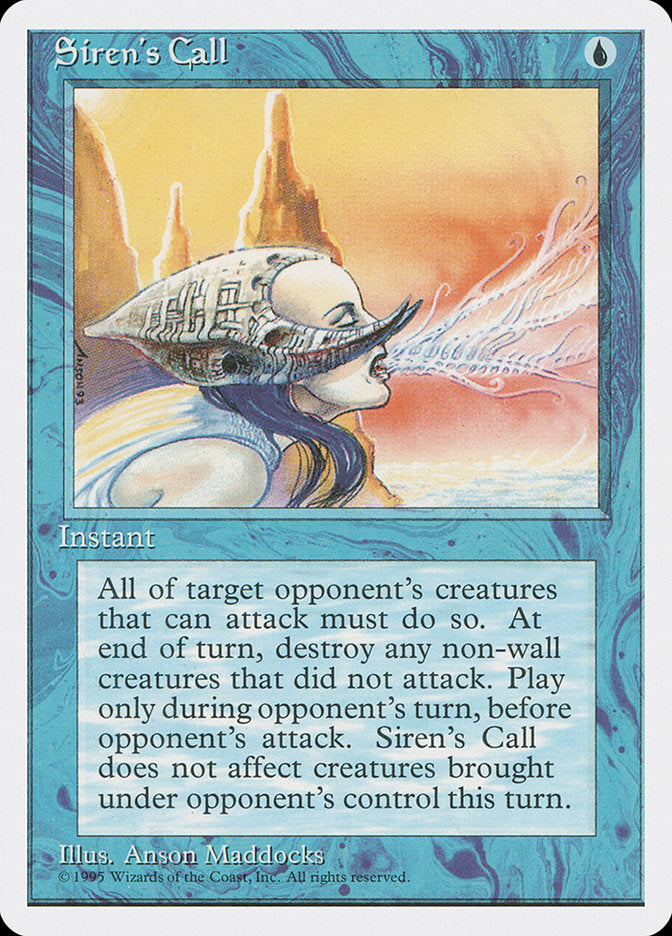 Siren's Call [Fourth Edition] | Card Merchant Takapuna