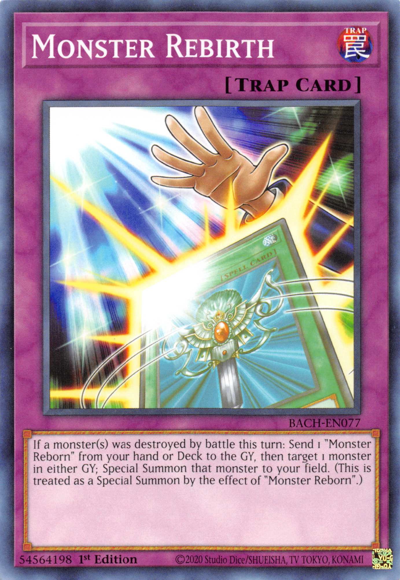 Monster Rebirth [BACH-EN077] Common | Card Merchant Takapuna