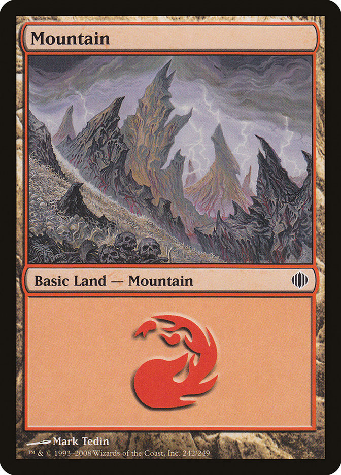 Mountain (242) [Shards of Alara] | Card Merchant Takapuna