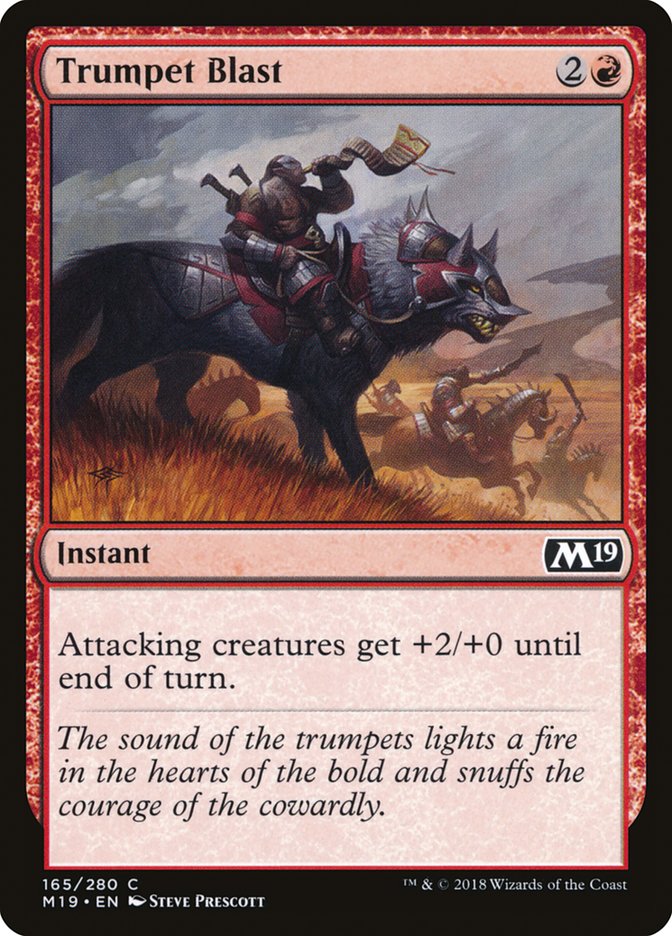 Trumpet Blast [Core Set 2019] | Card Merchant Takapuna