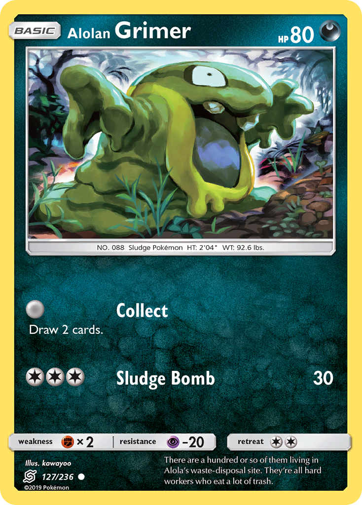 Alolan Grimer (127/236) [Sun & Moon: Unified Minds] | Card Merchant Takapuna