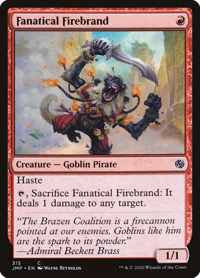 Fanatical Firebrand [Jumpstart] | Card Merchant Takapuna